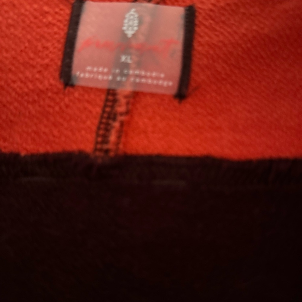 NWT Free People size XL half zip sweatshirt - Picture 6 of 8
